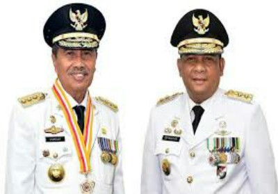 Gubernur Riau Syamsuar dan Wakil Gubernur Riau Edy Natar Nasution